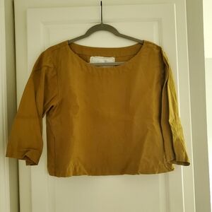 Notperfectlinen January Top Bronze Brown